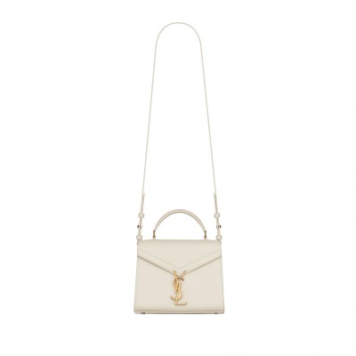 YSL CASSANDRA MINI TOP HANDLE BAG IN SMOOTH LEATHER 6027162358985 (20*16*7.5cm)